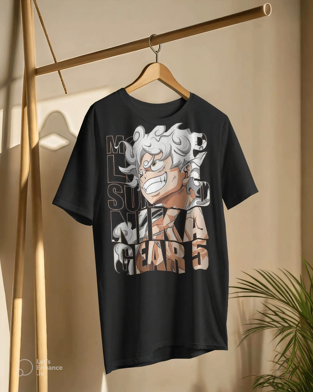 🏴‍☠️ Monkey D. Luffy Gear 5 "Sun God Nika" T-Shirt, Unisex With High Quality