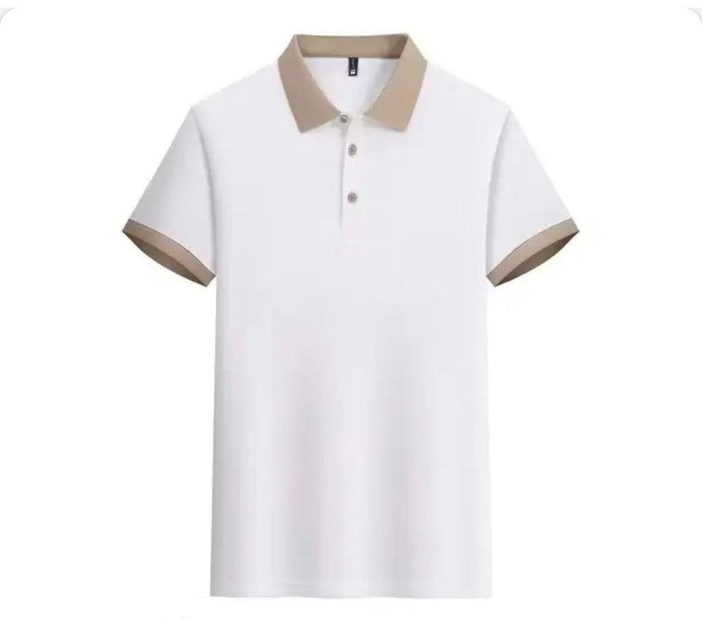 Classic White Polo T-Shirt for Men
