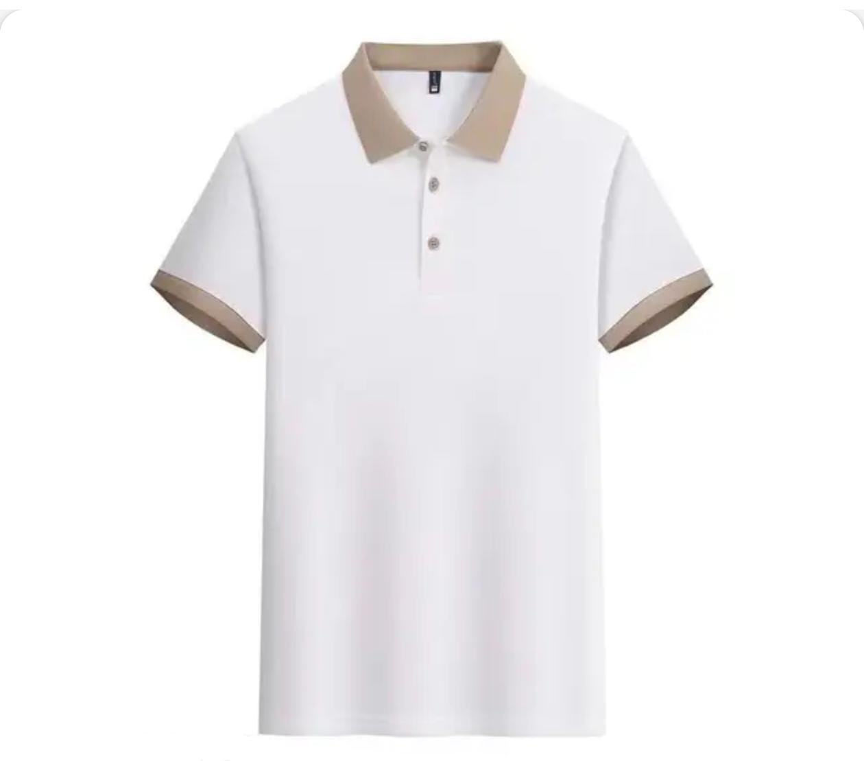 Classic White Polo T-Shirt for Men