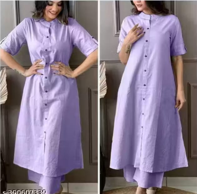 Chic Mustard Yellow Front-Open Buttoned Kurta